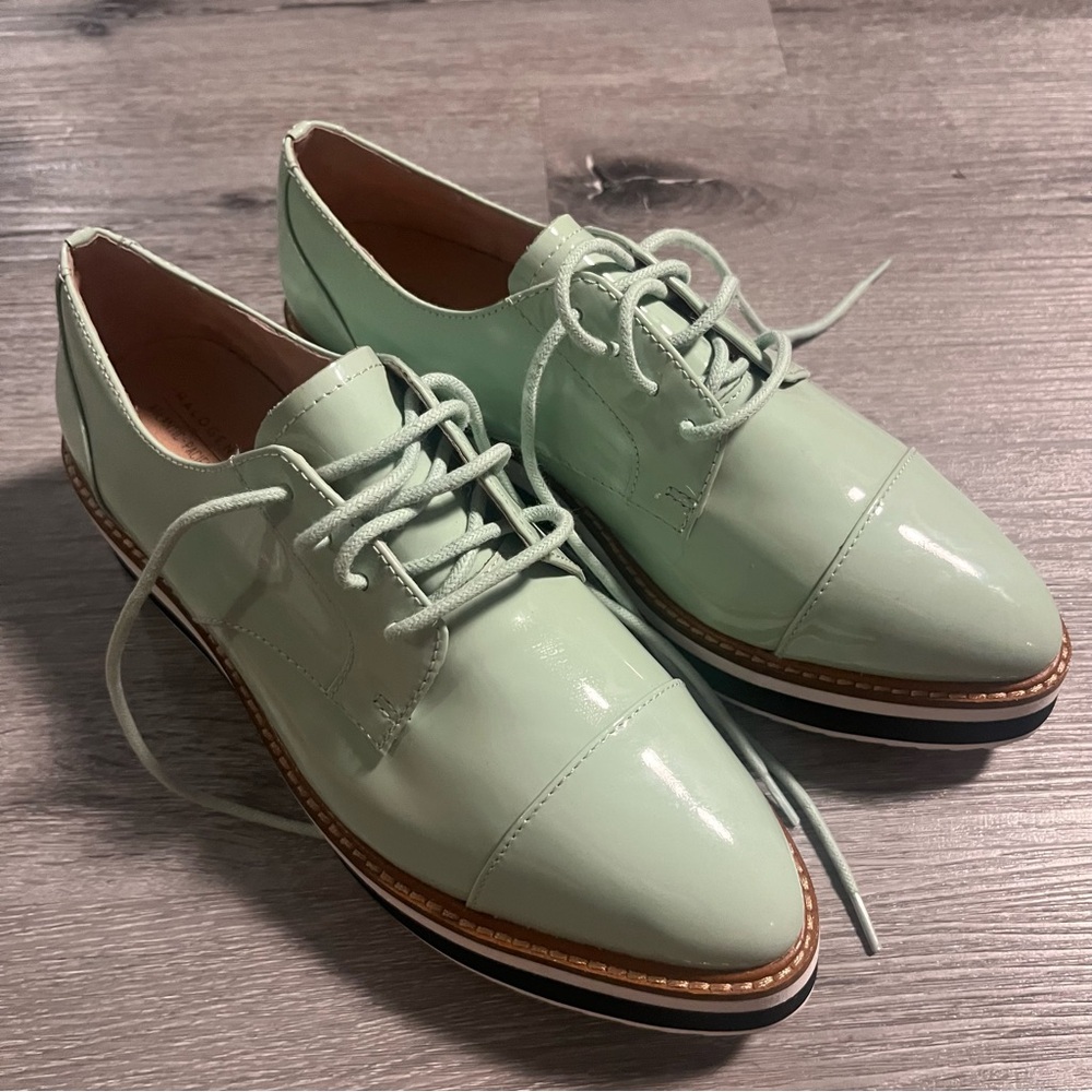 Halogen Mint Green Platform Shoes - image 2